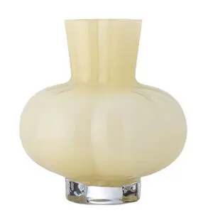 Bloomingville - Alyssa Vase, Gul, Glas