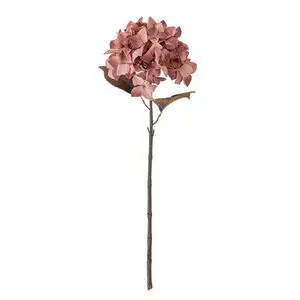 Bloomingville - Hydrangea Kunstig stilk - Rosa, Plastik