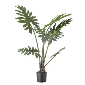 Bloomingville - Philodendron Kunstig Plante - Grøn, Plastik