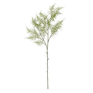 Kunstig grøn bregnestilk med detaljerede blade, imiterer naturlig bregne.