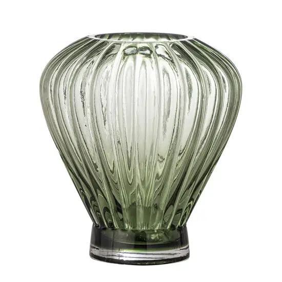 Creative Collection - Reeve Vase, Grøn, Glas