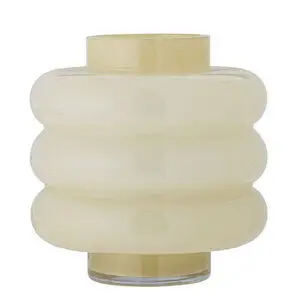 Bloomingville - Sahara Vase, Gul, Glas