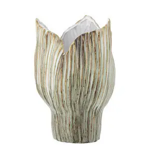 Bloomingville - Mahira Vase, Grøn, Stentøj