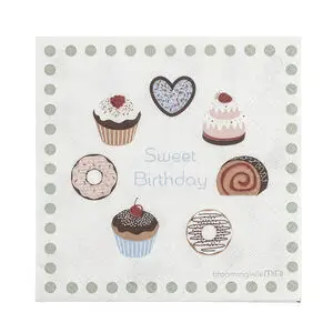 Bloomingville - Sweets Serviet, Rosa, FSC® Mix, Papir