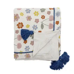 Bloomingville - Cherry Plaid, Rosa, Genanvendt Bomuld