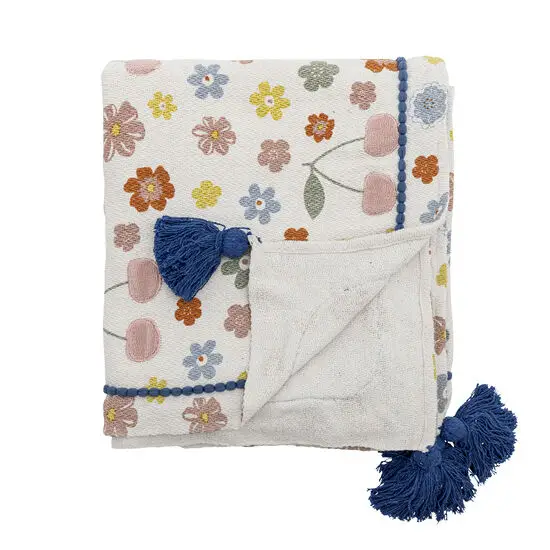 Bloomingville - Cherry Plaid, Rosa, Genanvendt Bomuld