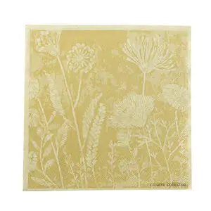 Creative Collection - Faustina Serviet, Gul, FSC® Mix, Papir