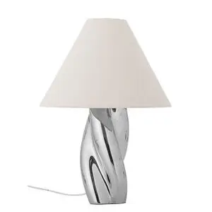 Bloomingville - Silva Bordlampe, Sølv, Stentøj