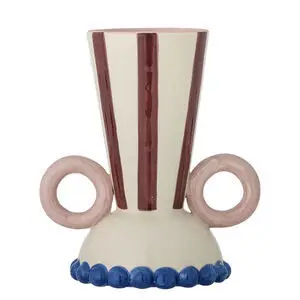 Bloomingville - Hyldia Vase, Multifarvet, Stentøj