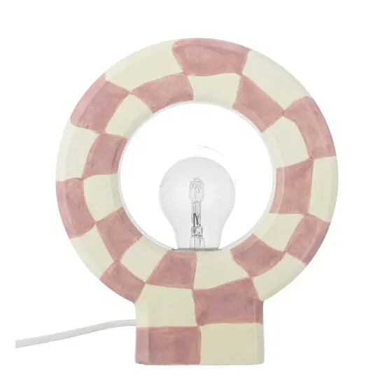 Bloomingville - Vialini Bordlampe, Rosa, Stentøj