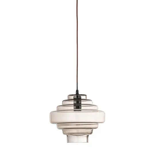 Creative Collection - Ilua Pendel, Brun, Glas