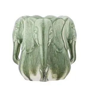 Bloomingville - Pontus Vase, Grøn, Stentøj
