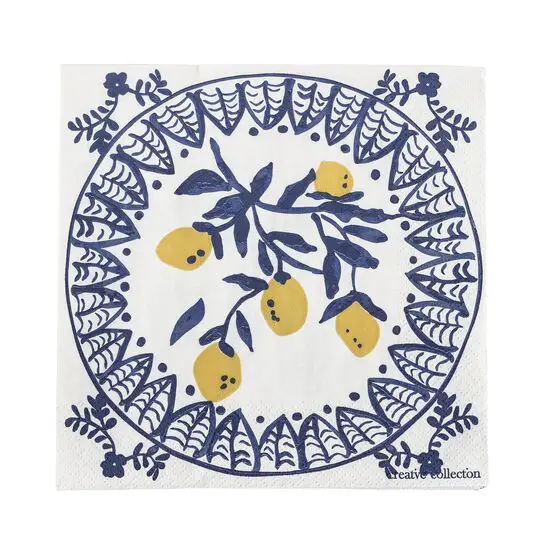 Creative Collection - Maxima Serviet, Blå, FSC® Mix, Papir
