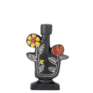 Bloomingville - Vivielle Lysestage, Multifarvet, Stentøj