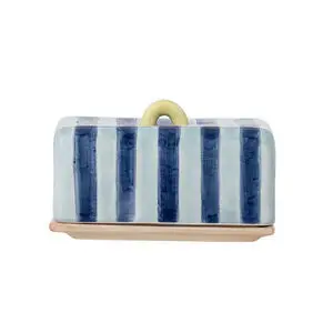 Bloomingville - Phoenix Smørboks, Multifarvet, Stentøj