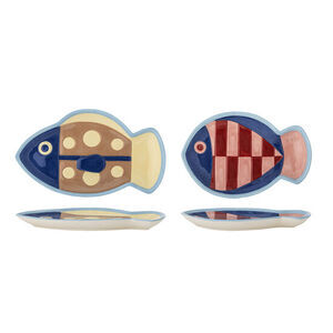 Bloomingville - Willy Tallerken, Multifarvet, Stentøj