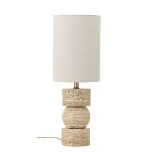 Bloomingville - Marci Bordlampe, Natur, Travertin