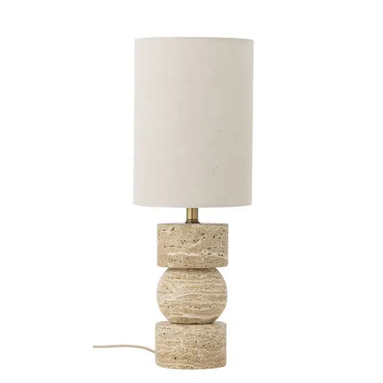 Bloomingville - Marci Bordlampe, Natur, Travertin