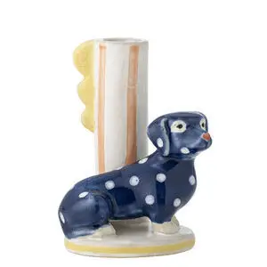 Bloomingville - Dachsy Lysestage, Multifarvet, Stentøj