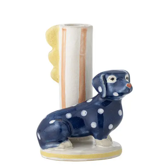 Bloomingville - Dachsy Lysestage, Multifarvet, Stentøj