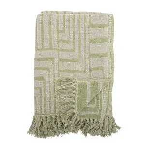 Creative Collection - Velva Plaid, Grøn, Genanvendt Bomuld