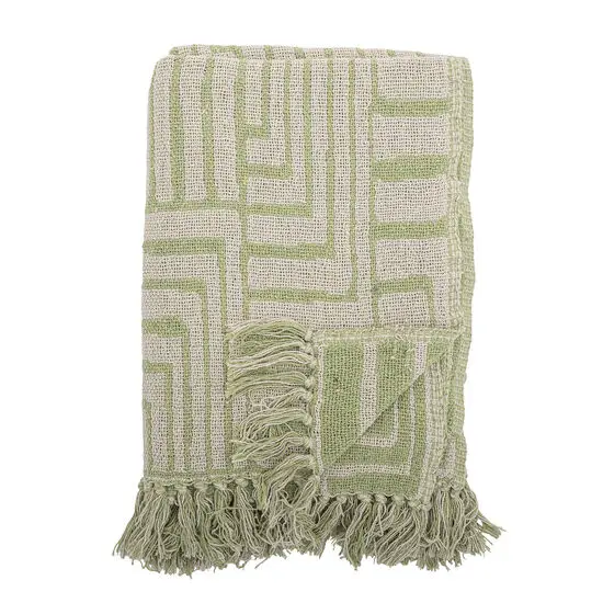 Creative Collection - Velva Plaid, Grøn, Genanvendt Bomuld