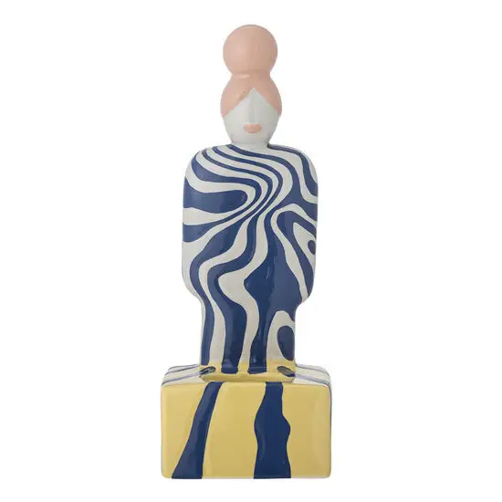 Bloomingville - Priya Fyrfadsstage, Multifarvet, Stentøj