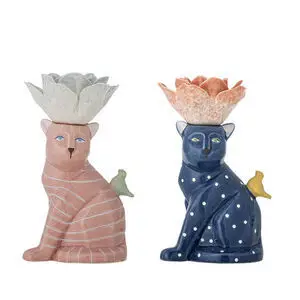 Bloomingville - Eri Lysestage, Multifarvet, Stentøj