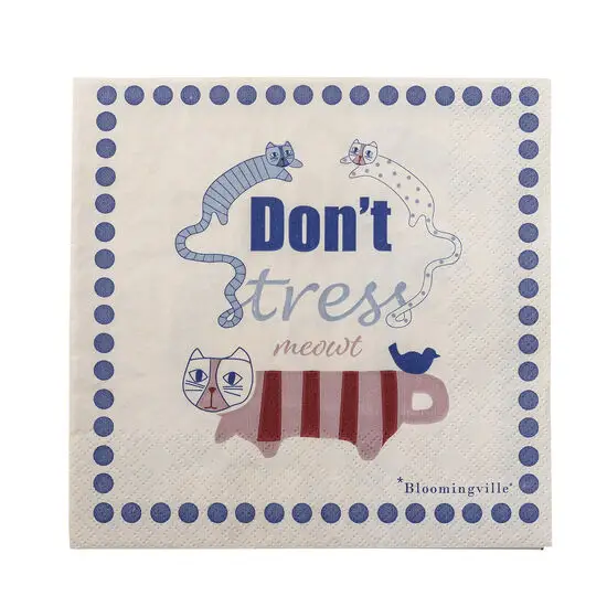 Bloomingville - Missy Serviet, Multifarvet, FSC®Mix, Paper