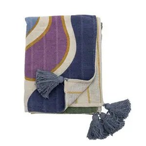 Bloomingville - Salacia Plaid, Multifarvet, Genanvendt Bomuld