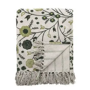 Bloomingville - Eydis Plaid, Multifarvet, Genanvendt Bomuld