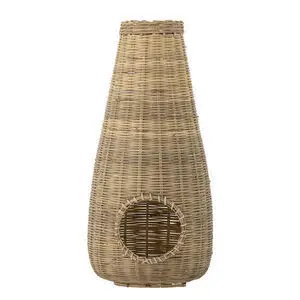 Bloomingville - Ottine Lanterne m/Glas, Natur, Bambus