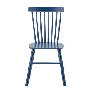 Creative Collection - Mill Spisebordsstol, Blå, Gummitræ