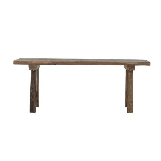 Creative Collection - Brosse Bænk, Brun, Genanvendt Træ