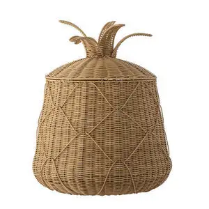 Bloomingville - Anann Kurv m/låg, Natur, Polyrattan