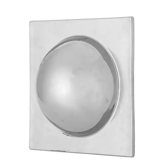 Bloomingville - Cesta Vægdekoration, Sølv, Stentøj