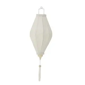 Bloomingville - Pomp Deko, Hvid, Polyester