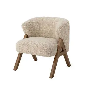 Bloomingville - Camino Loungestol, Natur, FSC®100%, Gummitræ