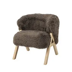Bloomingville - Camino Loungestol, Brun, FSC®100%, Gummitræ