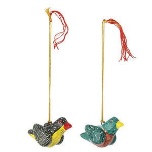 Bloomingville - Carmela Ornament, Grøn, Papmache
