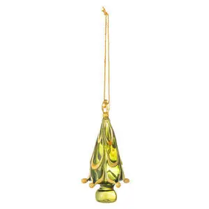 Bloomingville - Cherlyn Ornament, Grøn, Glas