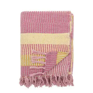Creative Collection - Isnel Plaid, Pink, Genanvendt Bomuld
