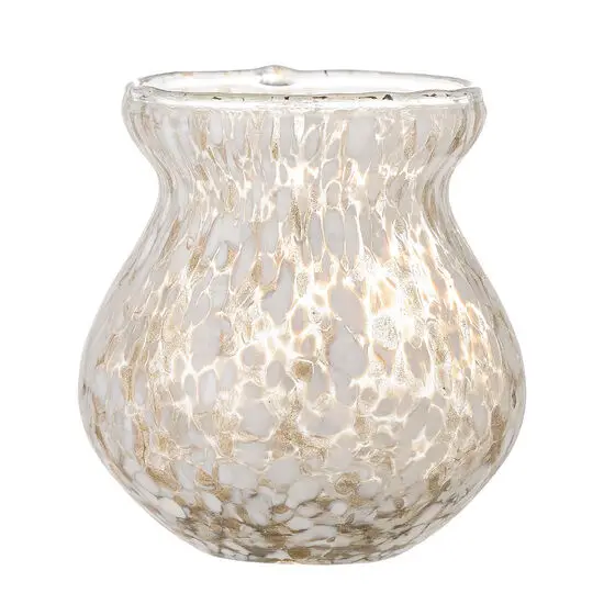 Bloomingville - Jazmine Vase, Guld, Genanvendt Glas