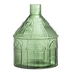 Bloomingville - Kamila Vase, Grøn, Genanvendt Glas