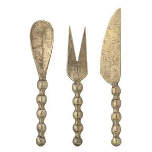 Bloomingville - Haolin Ostesæt, Brass, Metal