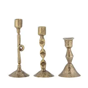 Bloomingville - Efsa Lysestage, Brass, Metal