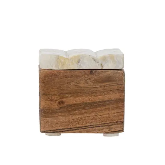 Bloomingville - Nezita Æske m/låg, Natur, FSC®100%, Acacia