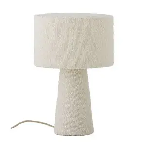 Bloomingville - Emmie Bordlampe, Hvid, Polyester