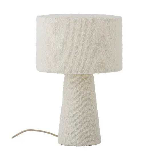 Bloomingville - Emmie Bordlampe, Hvid, Polyester