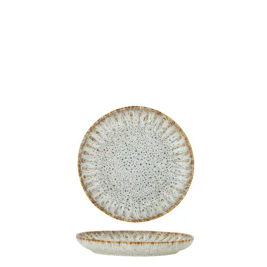 Creative Collection - Fleur Tallerken, Natur, Stentøj